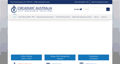 Desktop Screenshot of circadianaustralia.com.au