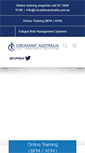 Mobile Screenshot of circadianaustralia.com.au